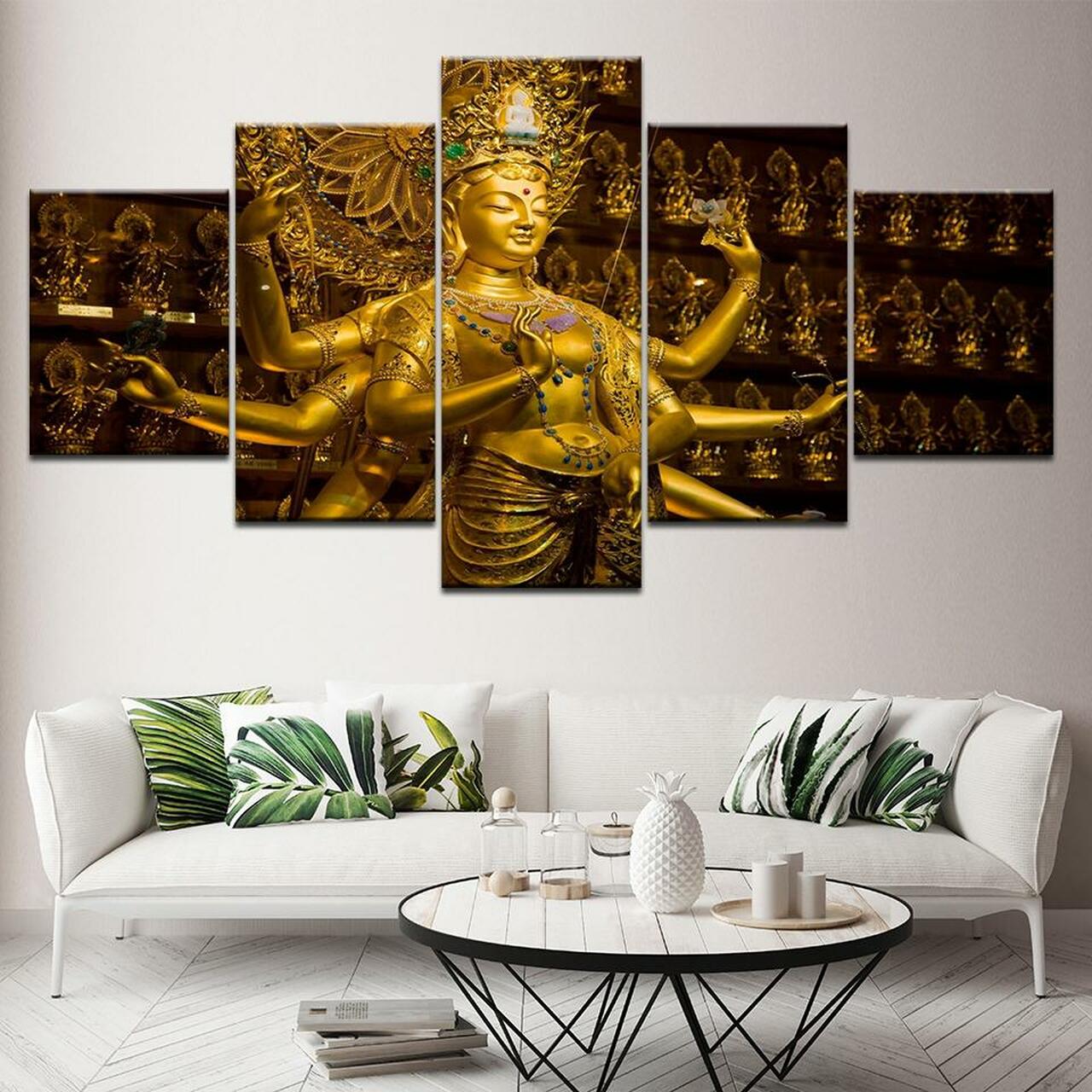 A Thousand Hands Of Buddha Canvas Wall Art