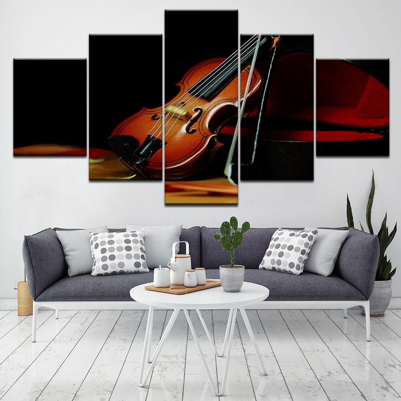 A Violin Canvas Wall Art