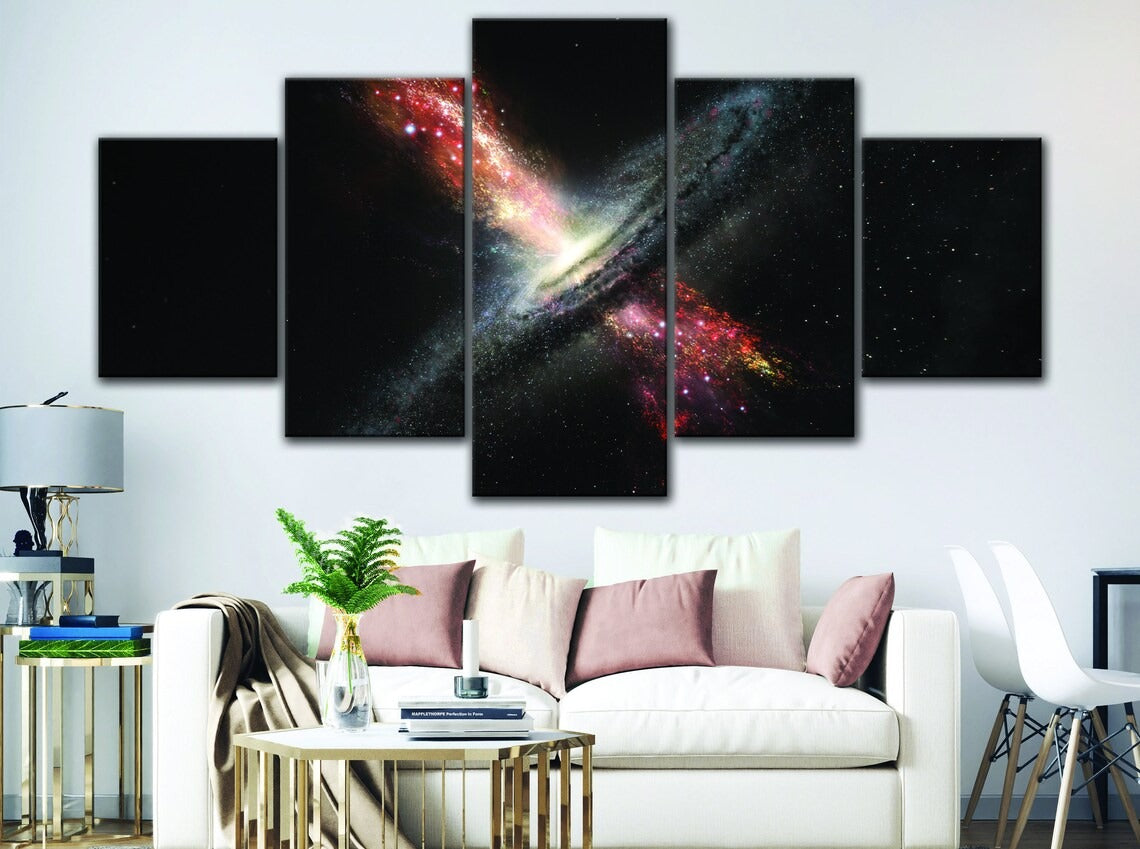 Amazing Black Hole Space Wall Art Canvas Decor Printing - Pencil Canvas