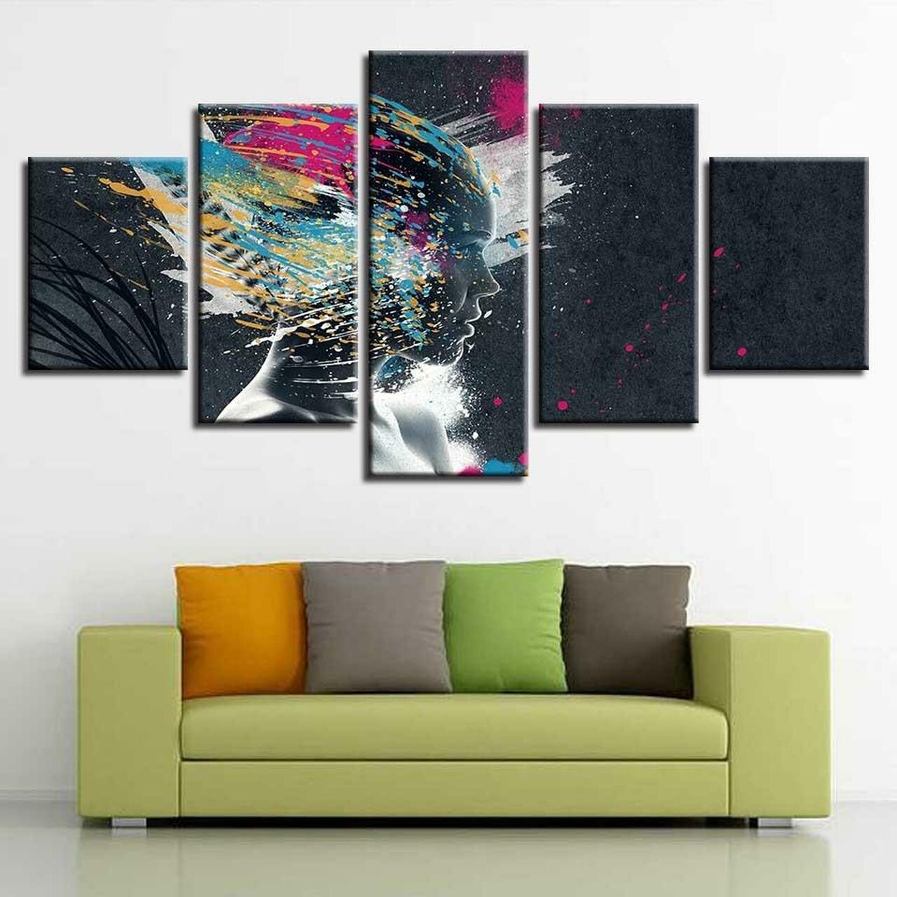 Art Lady Canvas Wall Art