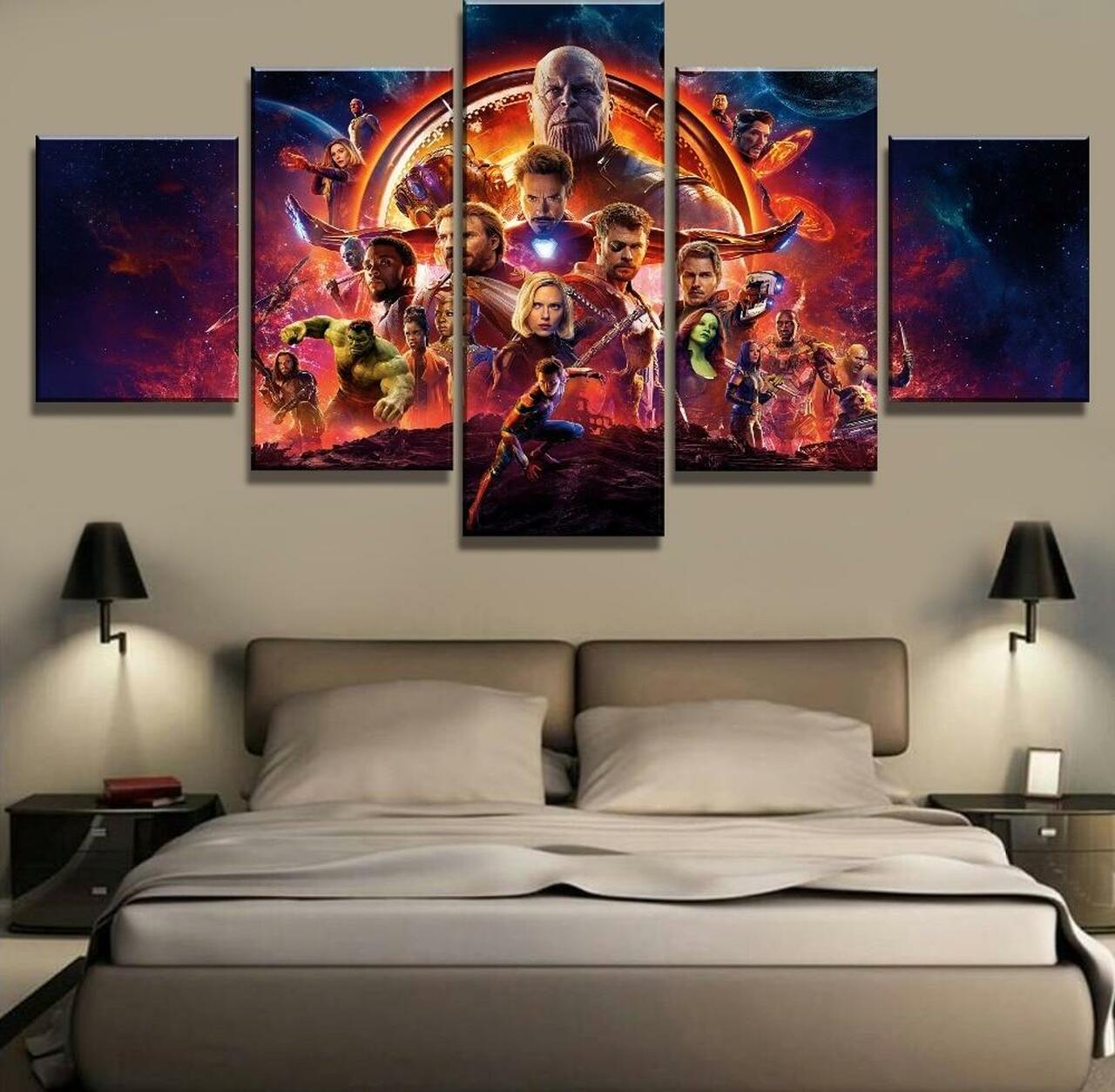Avengers Infinity War Collage Canvas Wall Art