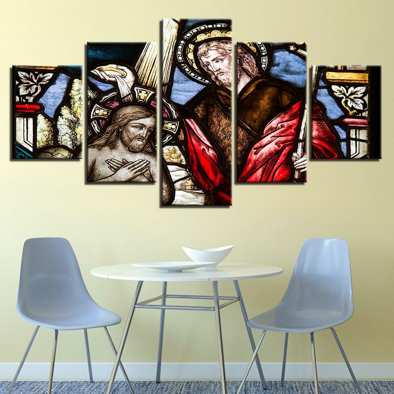 Baptism Of Christ Canvas Wall Art