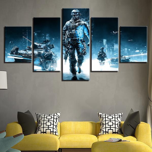 Battlefield 3 Operation Metro Canvas Wall Art