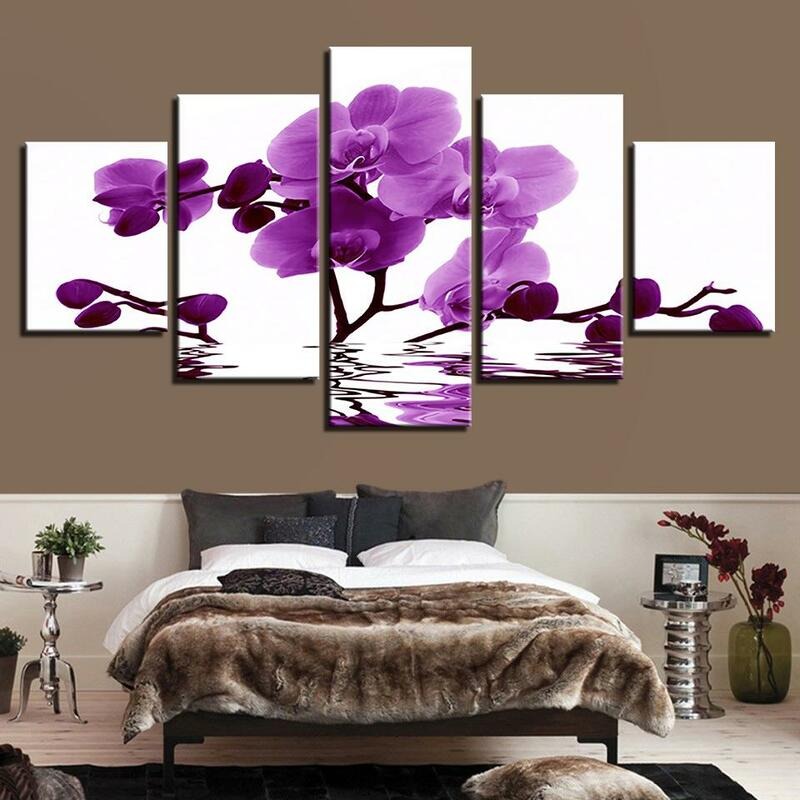 Blooming Orchid Canvas Wall Art