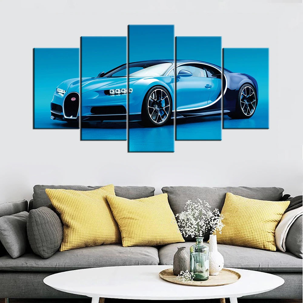 Bugatti Chiron Supercars Canvas Wall Art