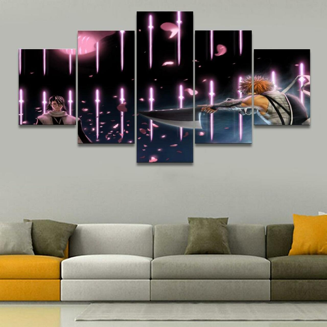 Byakuya Kuchiki Bleach Canvas Wall Art