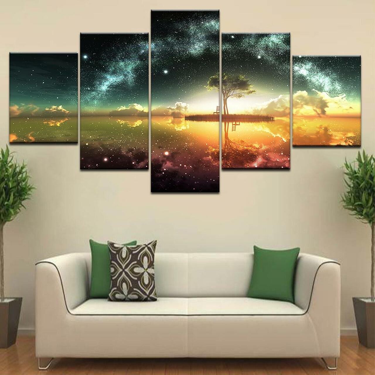 Center Of The World Canvas Wall Art