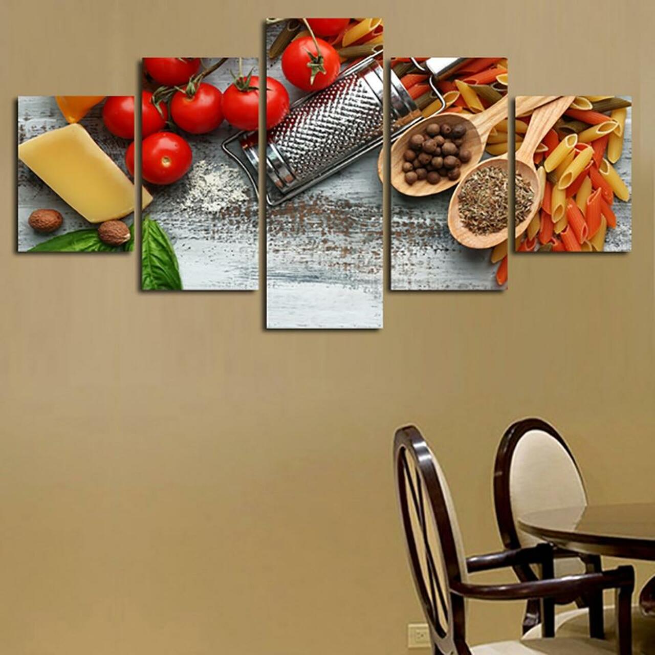 Cheese Pasta Canvas Wall Art