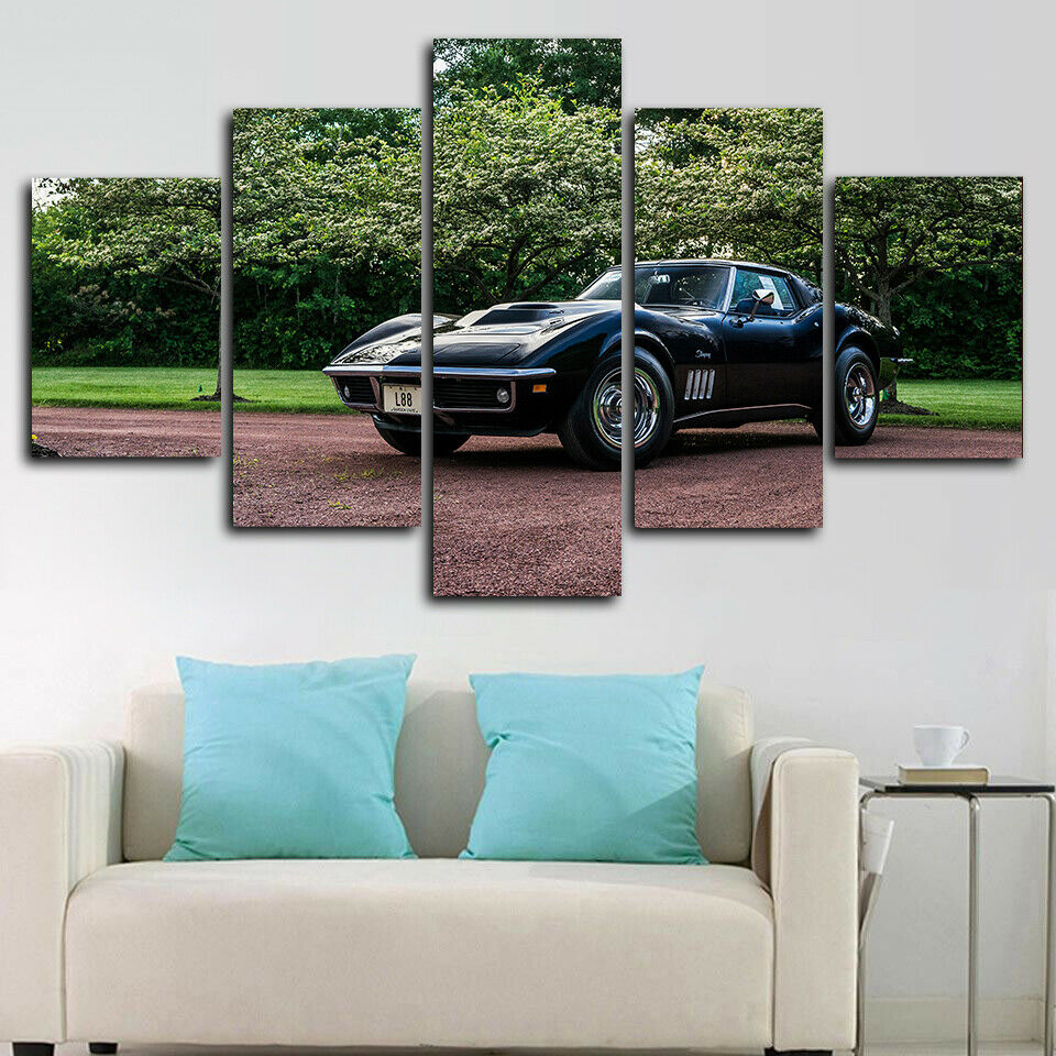 Chevrolet 1969 Corvette Stingray C3 Canvas Wall Art