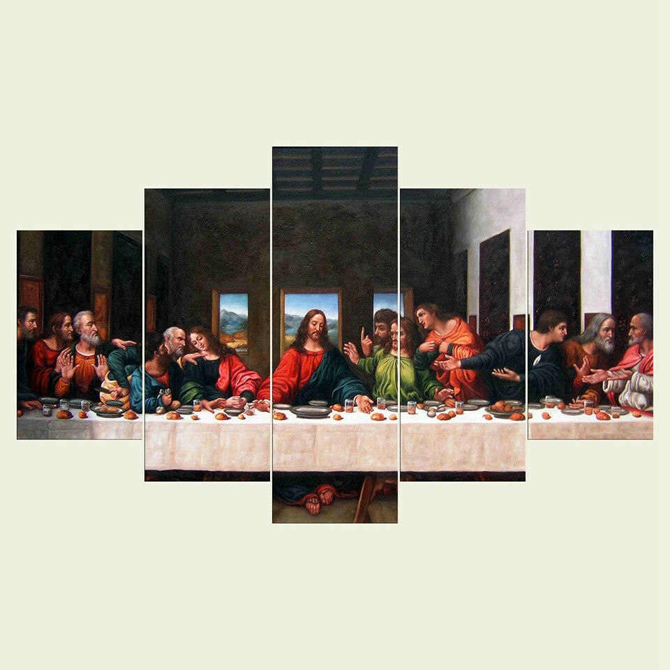 Christian The Last Supper Canvas Wall Art