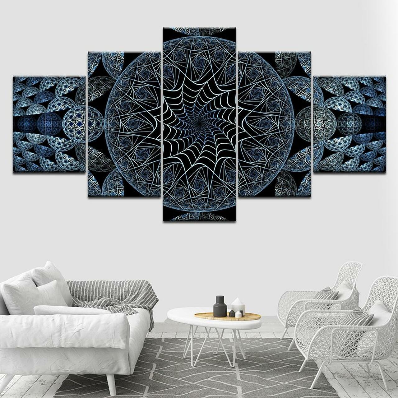 Circles Canvas Wall Art