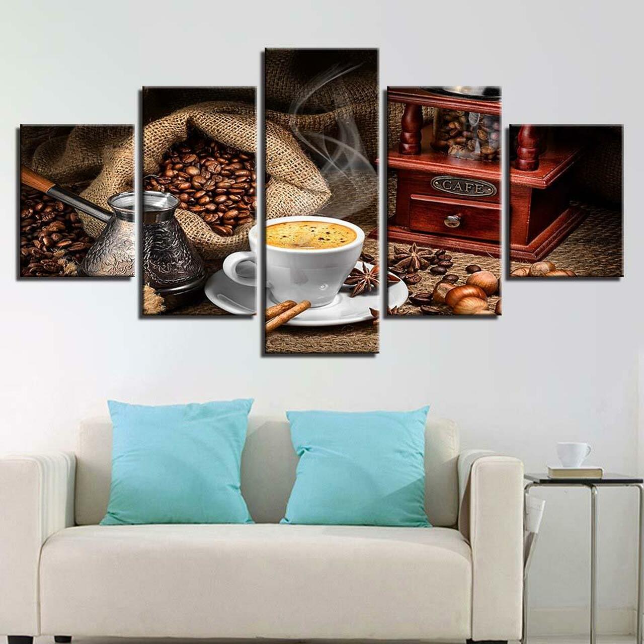 Coffee Art Canvas Wall Art