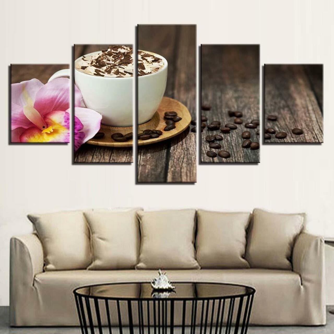 Coffee Beans Canvas Wall Art