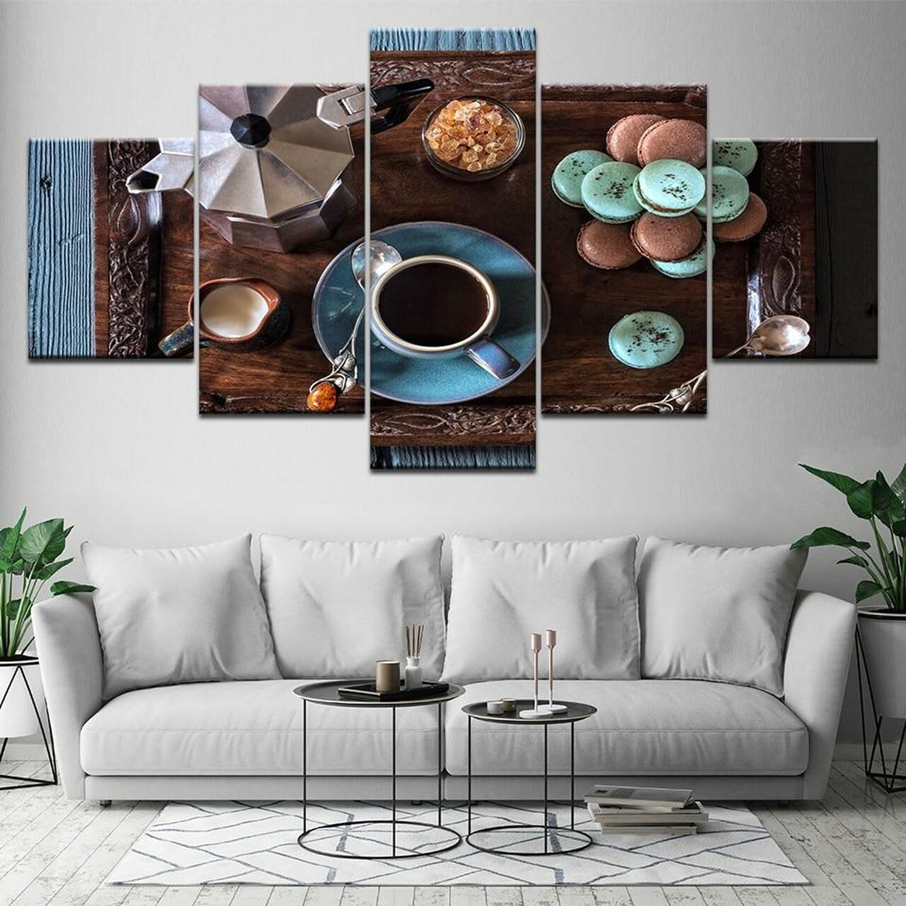 Coffee Cookies Canvas Wall Art