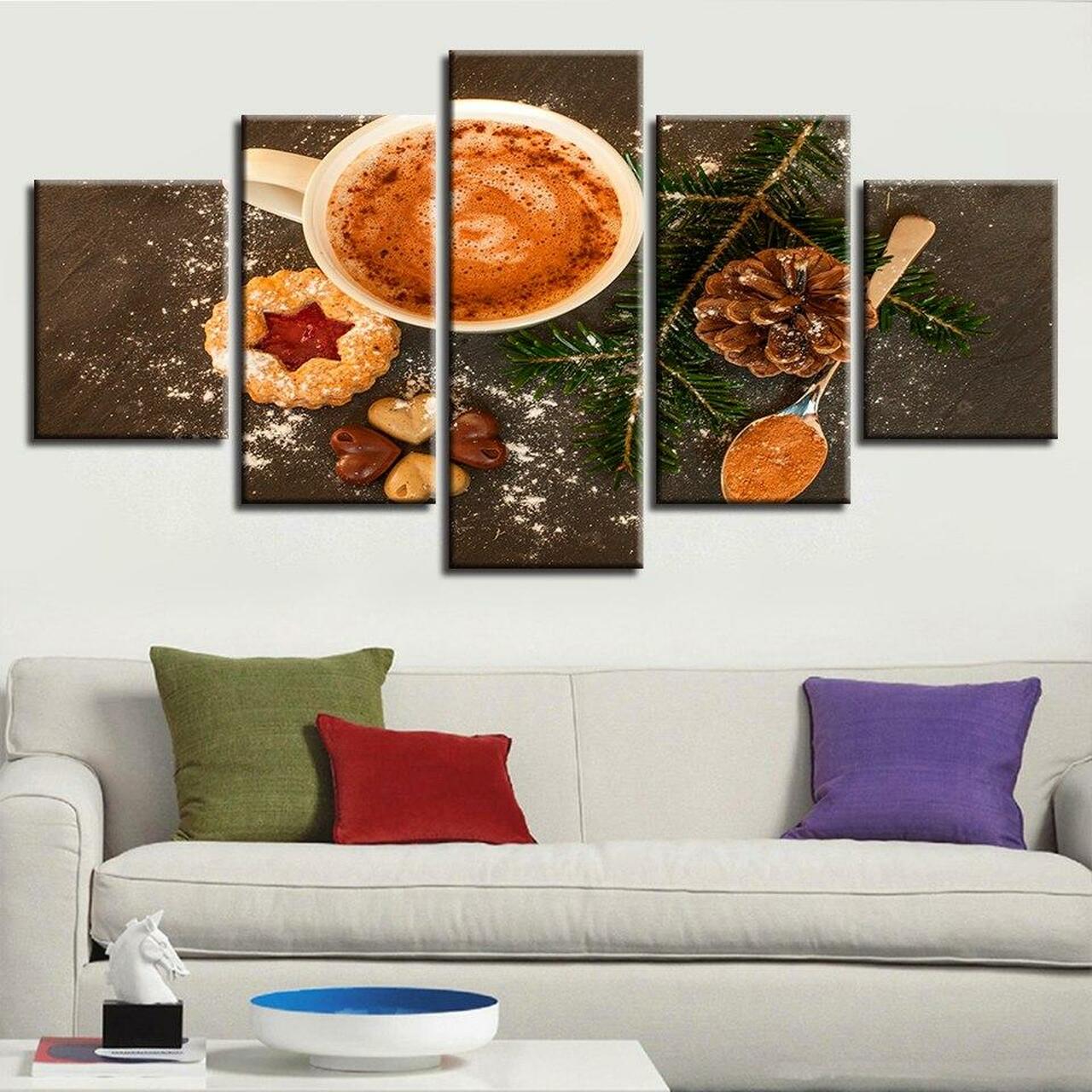 Coffee Spices Canvas Wall Art