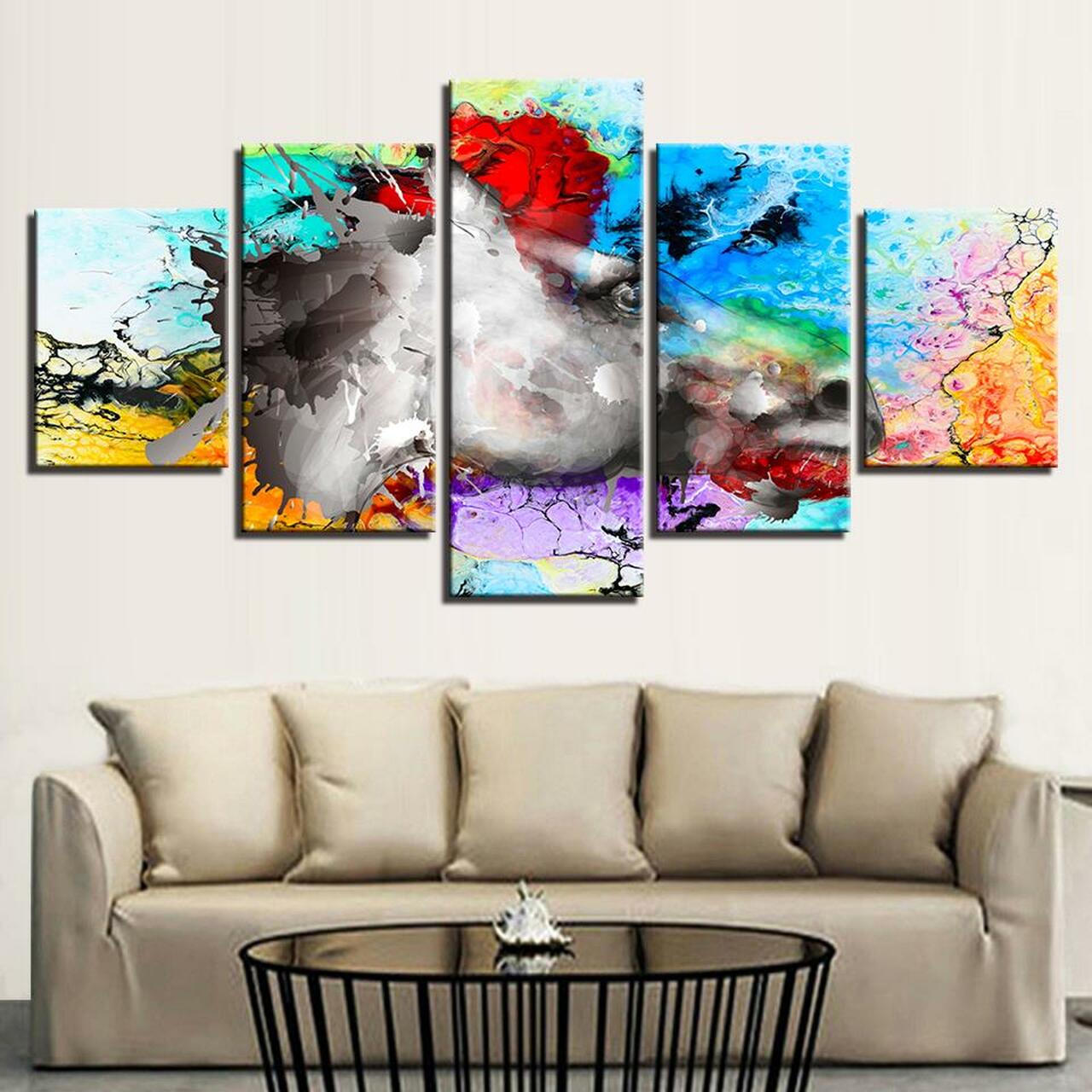 Colors Abstract Canvas Wall Art