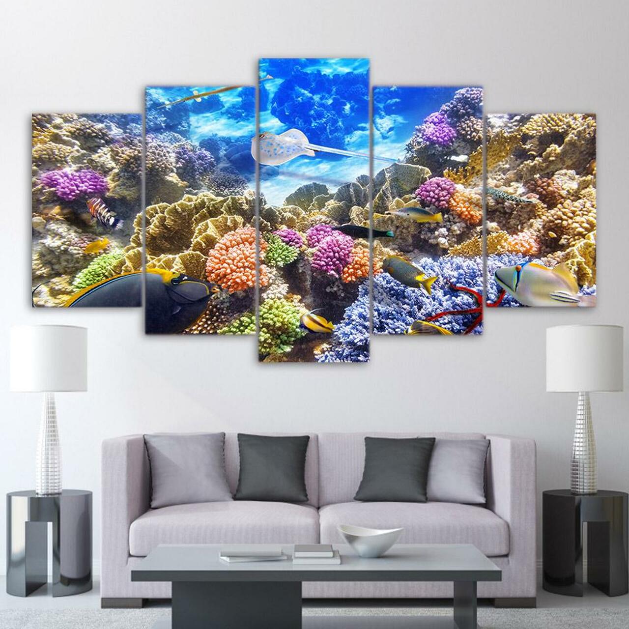 Coral Reef Canvas Wall Art