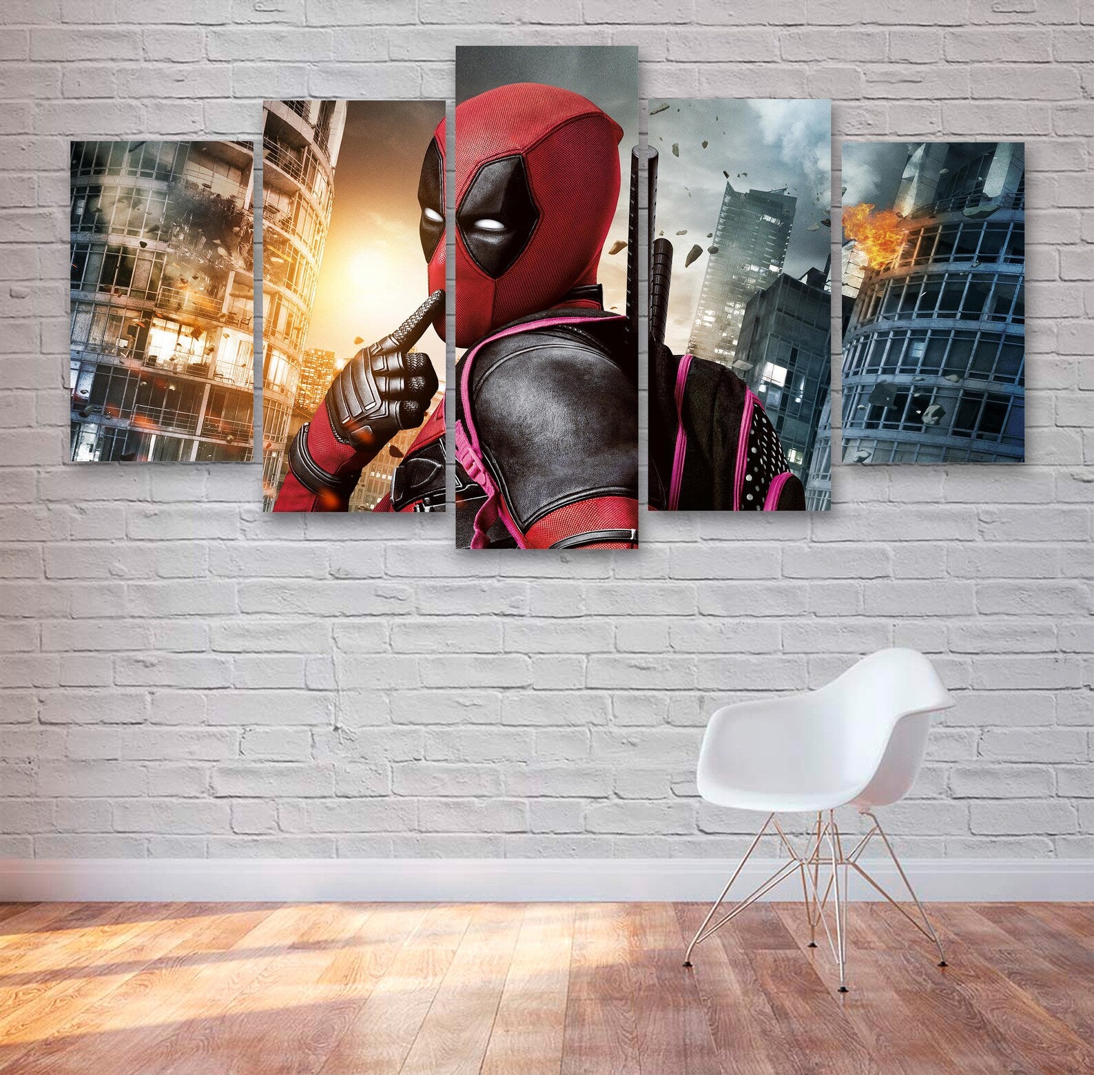 Deadpool Marvel Movie Canvas Wall Art