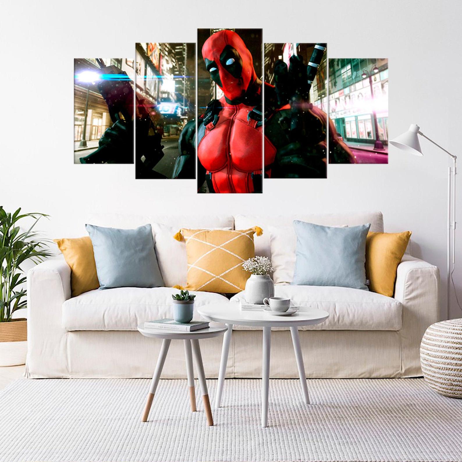 Deadpool Marvel Superhero Character Canvas Wall Art