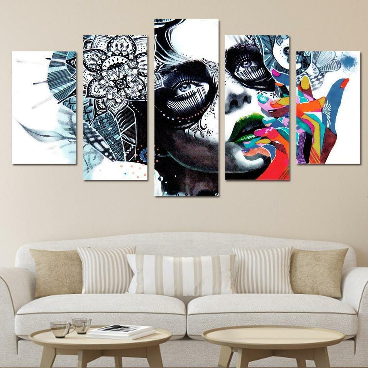 Dreaming Girl Canvas Wall Art