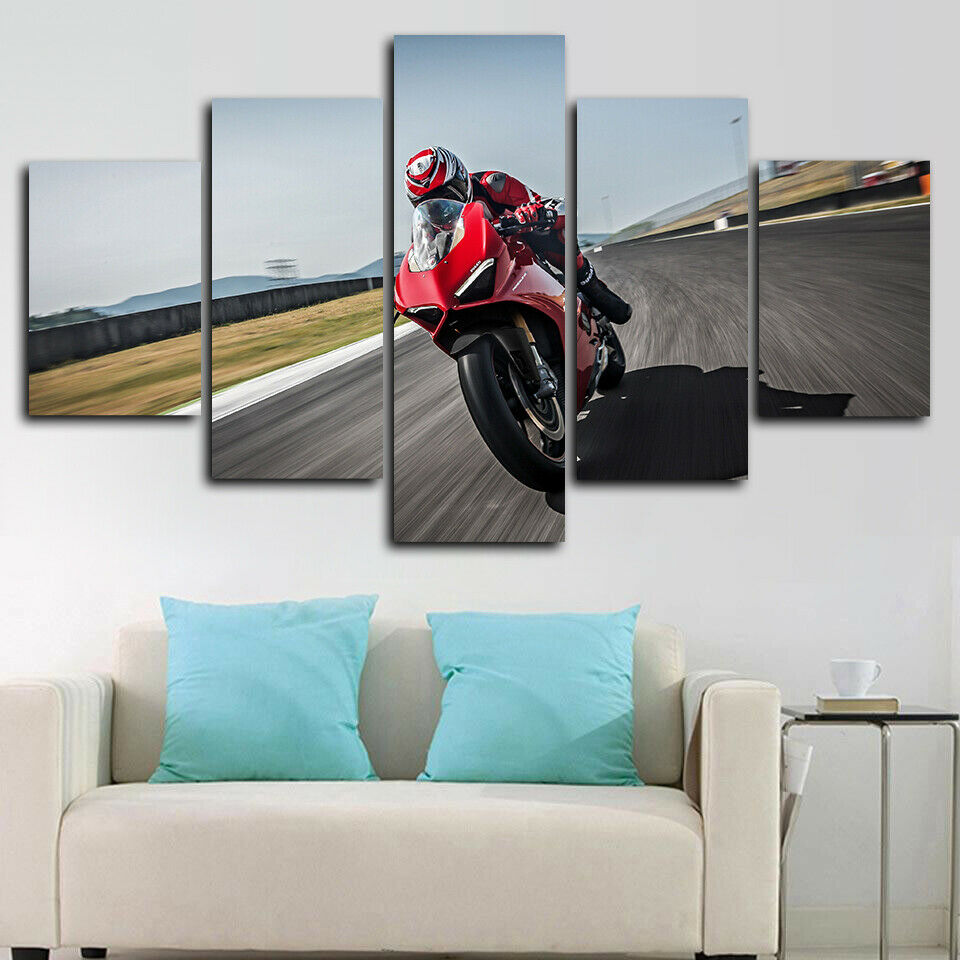 Ducati Panigale V4 S Bike Canvas Wall Art