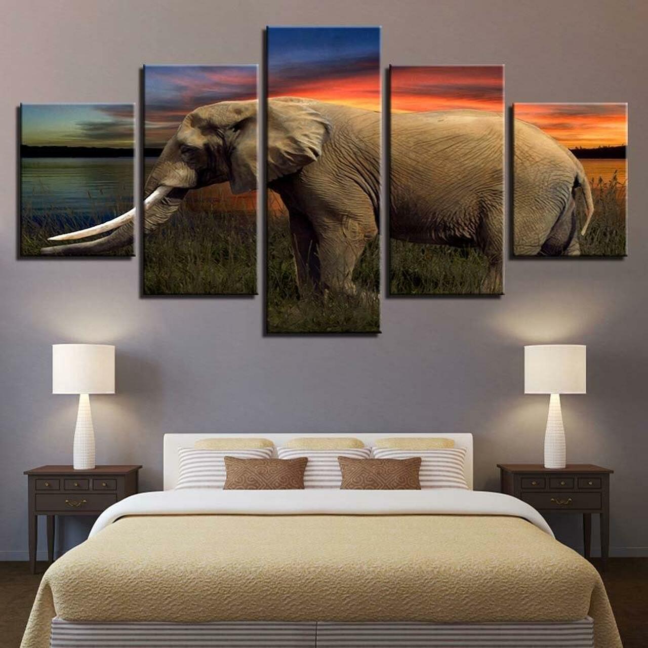 Elephant Canvas Wall Art