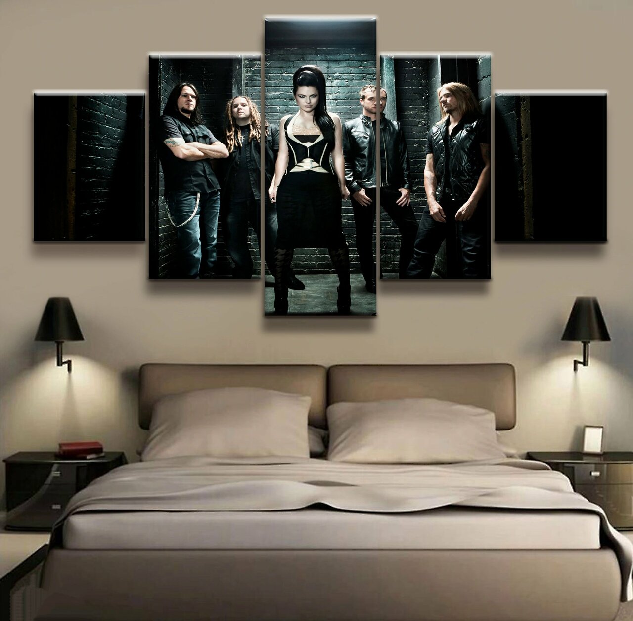 Evanescence Rock Band Canvas Wall Art