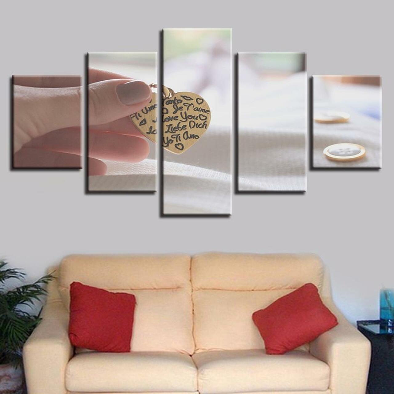 Expressing Love Canvas Wall Art