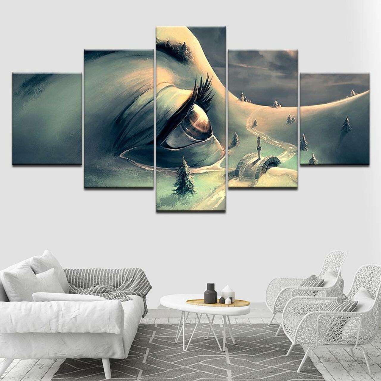 Eye Of The Beholder Canvas Wall Art