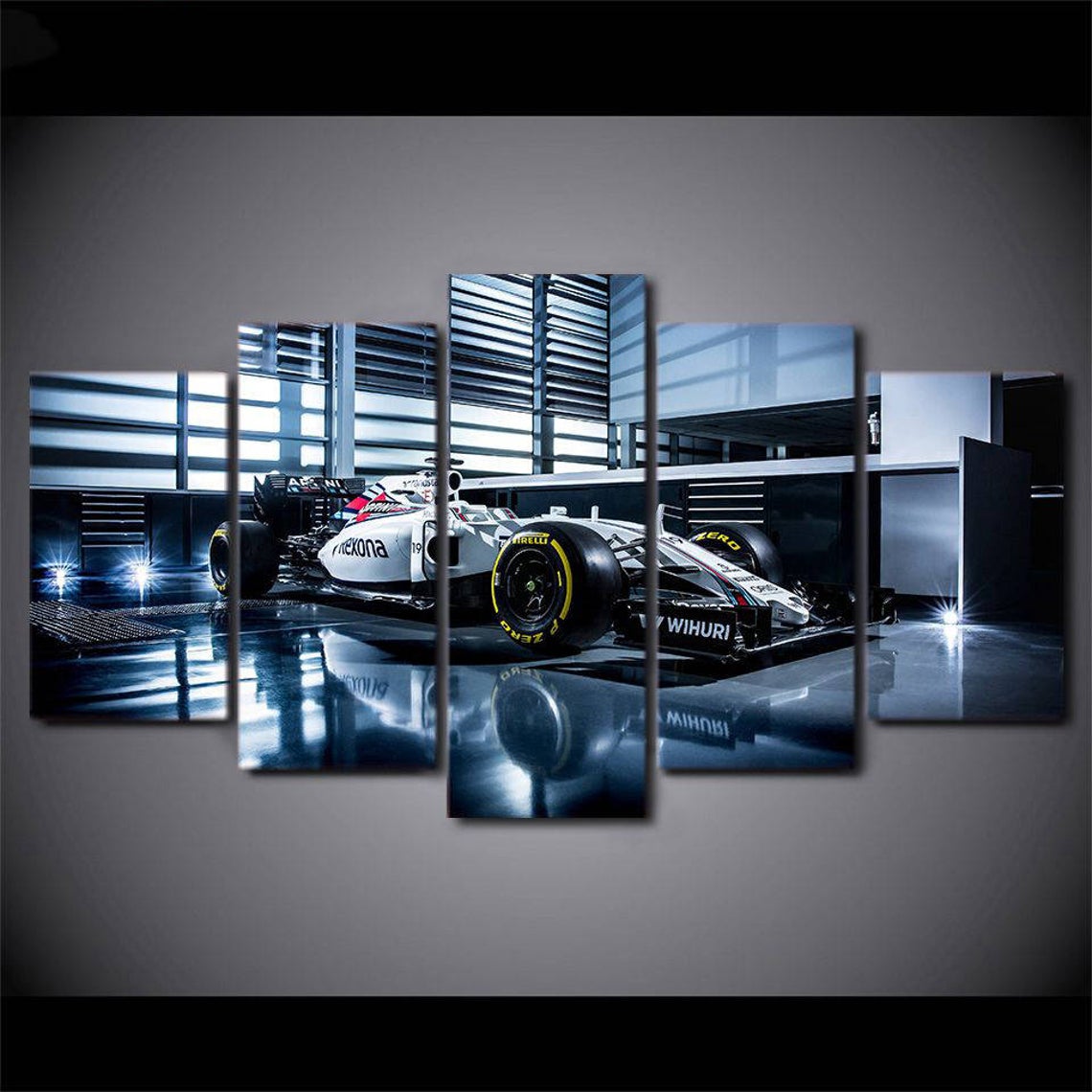 F1 Race Car Canvas Wall Art F1 Race Car Canvas Wall Art