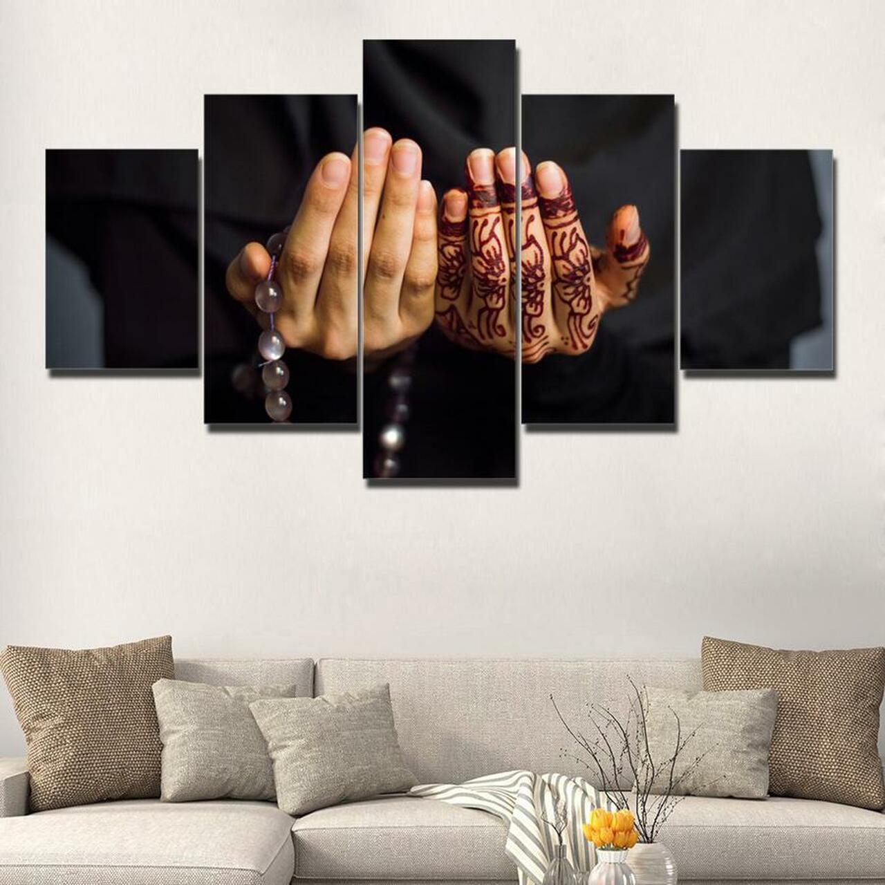 Faith In Namaz Canvas Wall Art