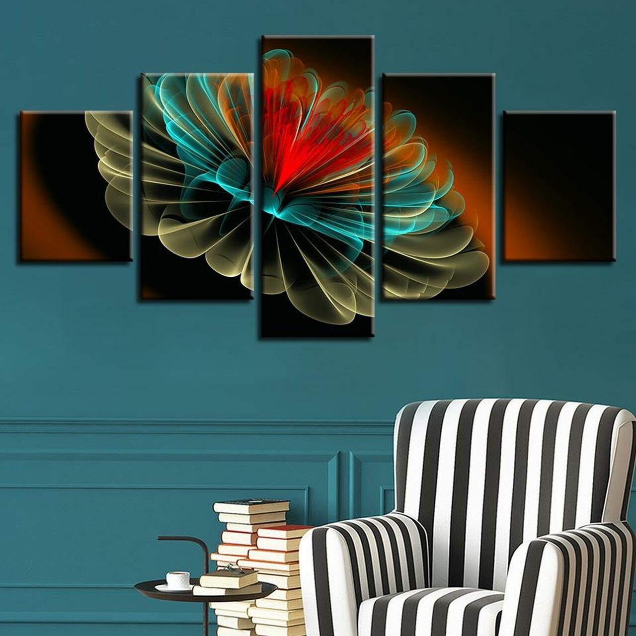 Flower Art Canvas Wall Art