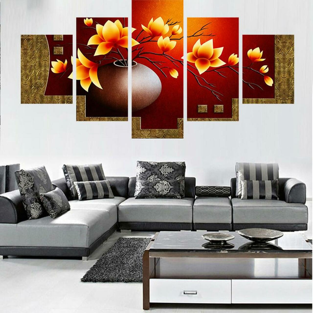 Flowers In A Pot Canvas Wall Art