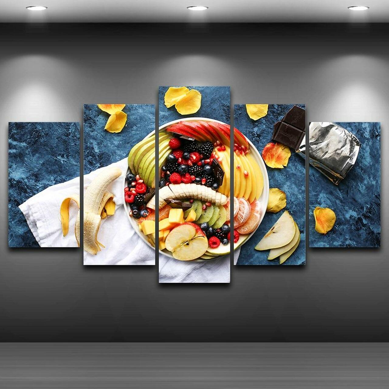Fruit Platter Canvas Wall Art