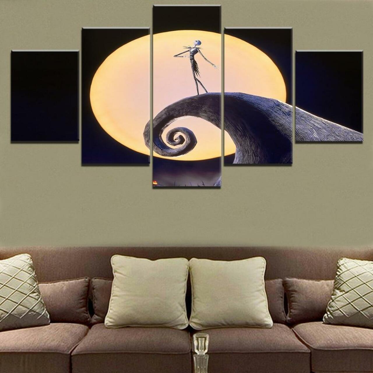 Full Moon Nightmare Canvas Wall Art