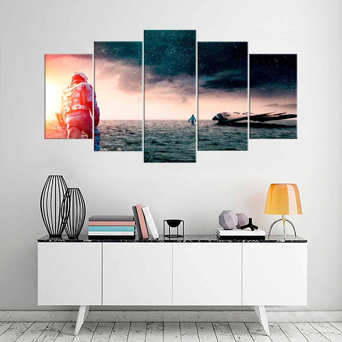 Galaxy Space – Science Fiction Canvas Wall Art