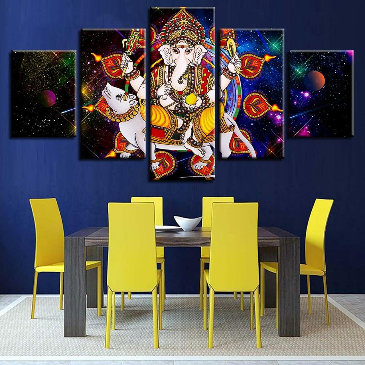 Ganesha Universe Canvas Wall Art