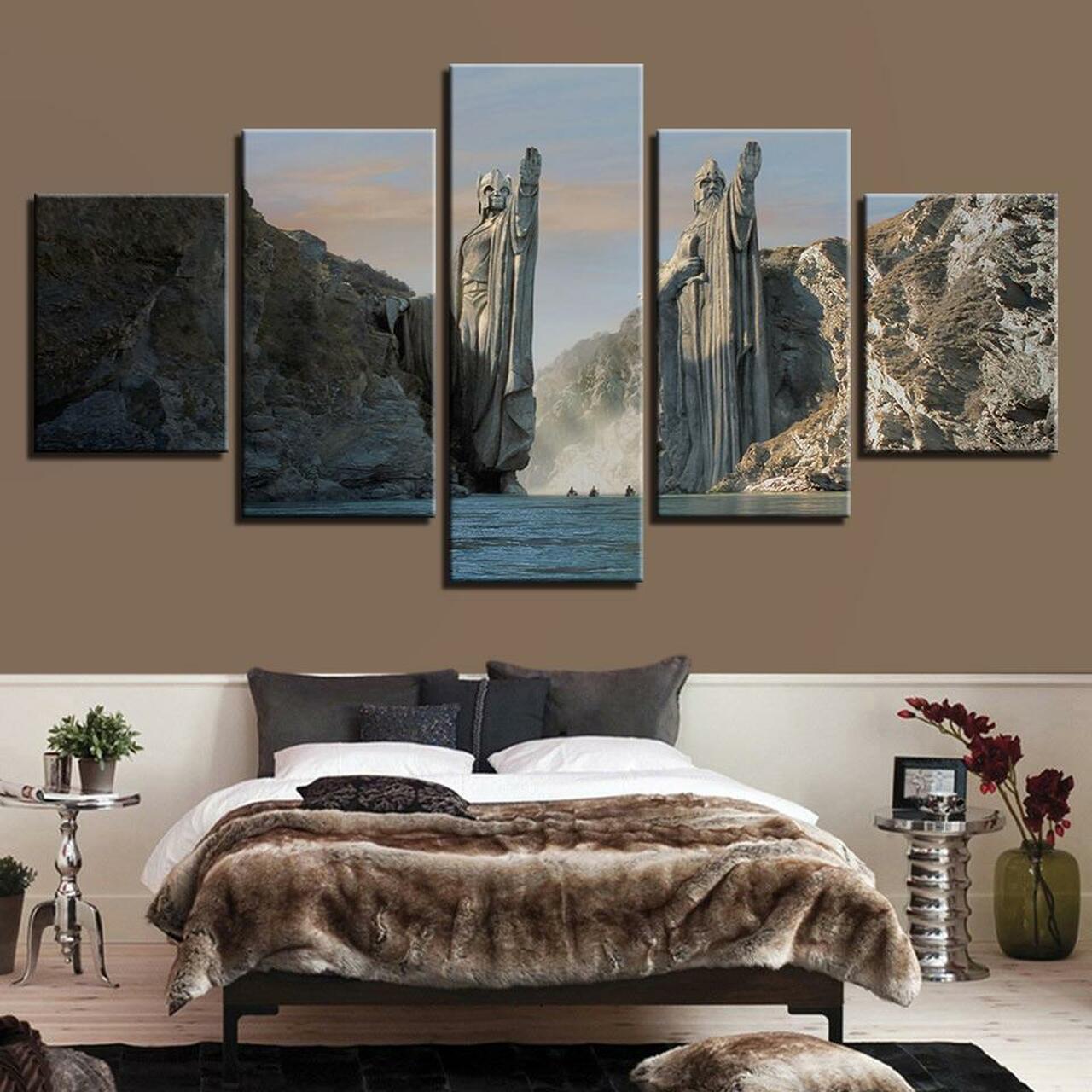 Gateway To Lord Of The Rings Canvas Wall Art