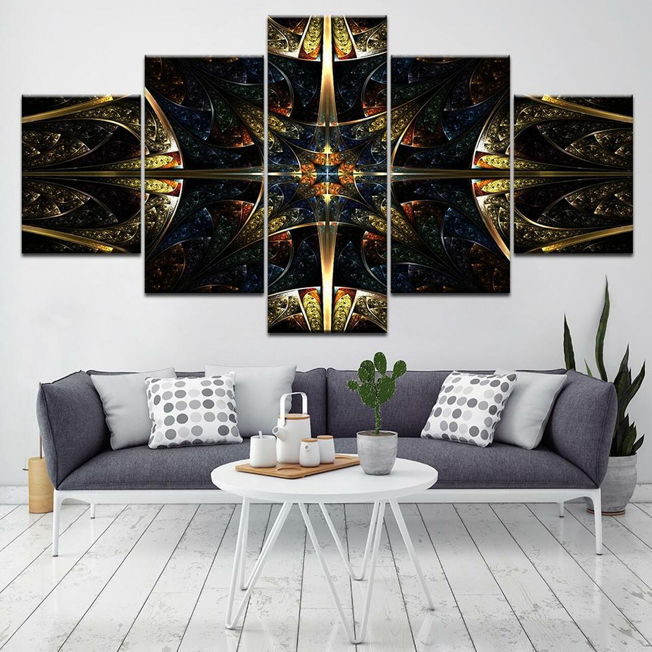 Geometric Canvas Wall Art