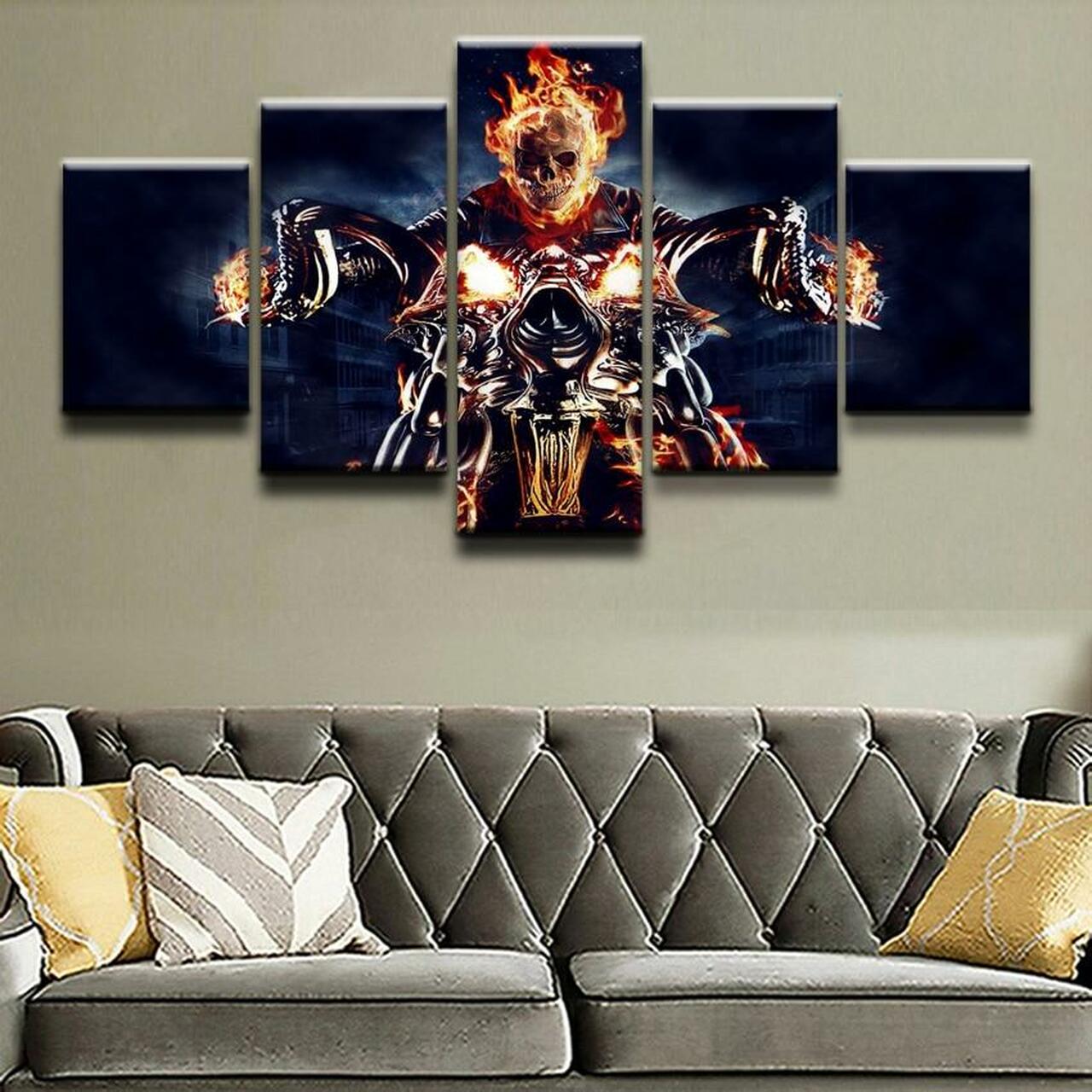 Ghost Rider Canvas Wall Art