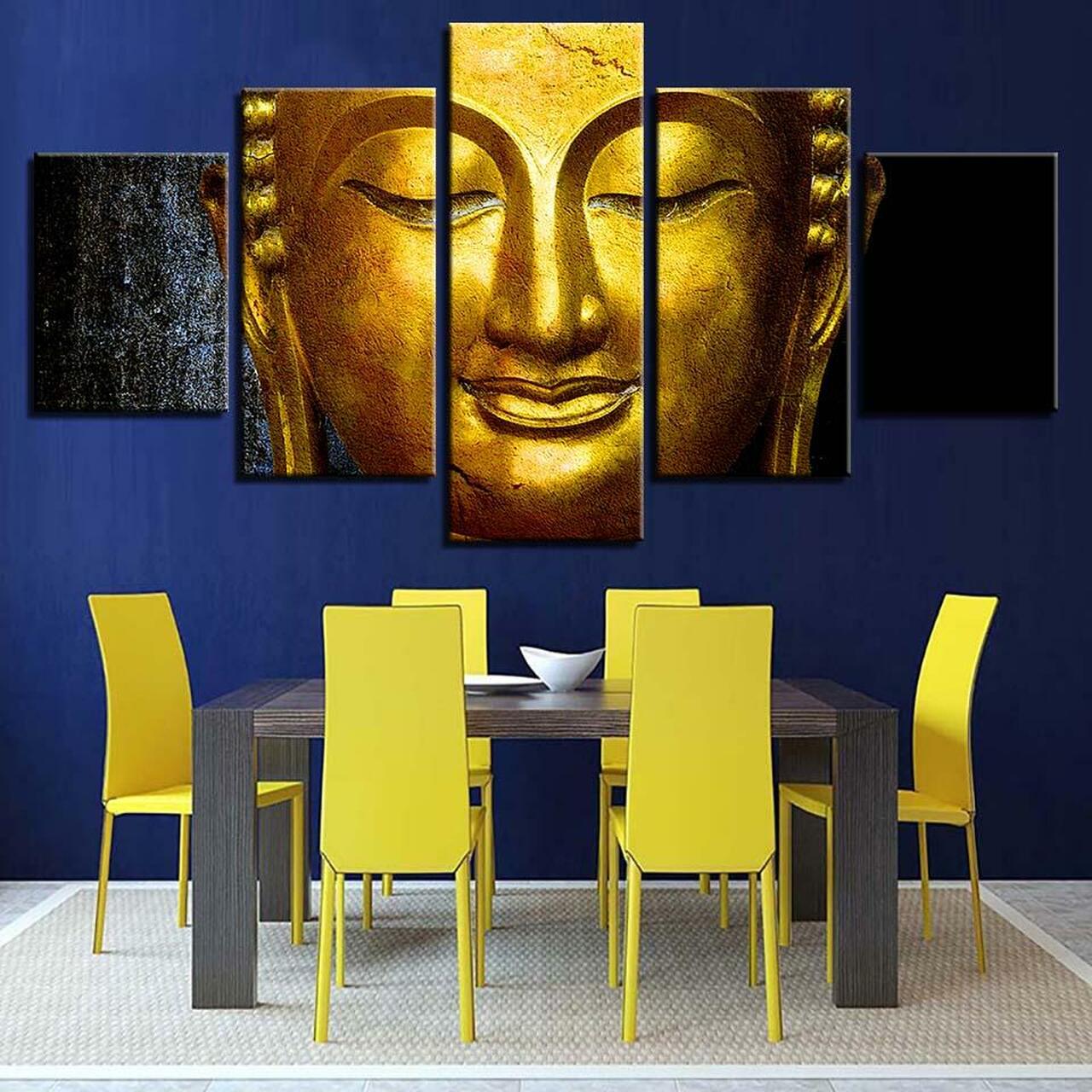 Gold Buddha Canvas Wall Art