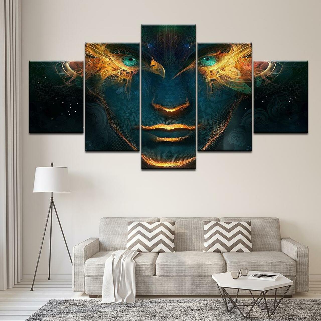 Green Eyes Canvas Wall Art