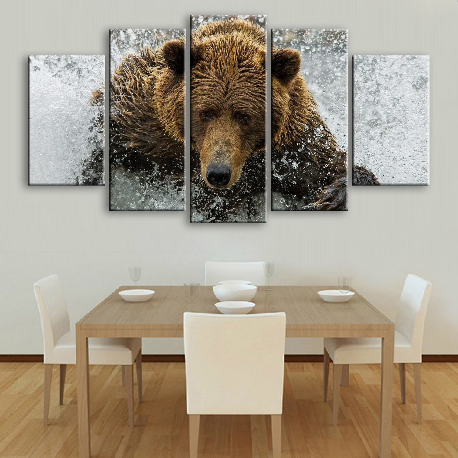 Grizzly Bear Canvas Wall Art