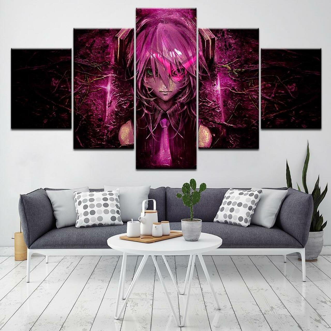 Hatsune Miku Anime Canvas Wall Art