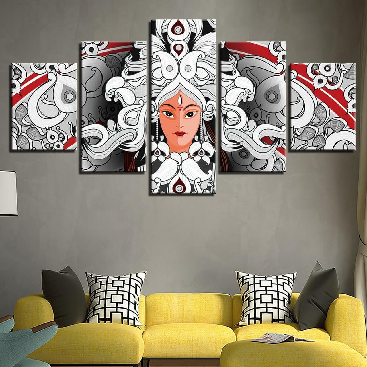 Hindu Goddess Canvas Wall Art