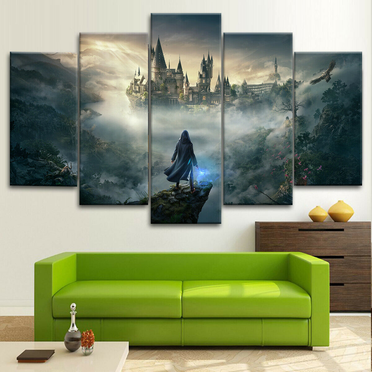 Hogwarts Wizard Fantasy World Canvas Wall Art