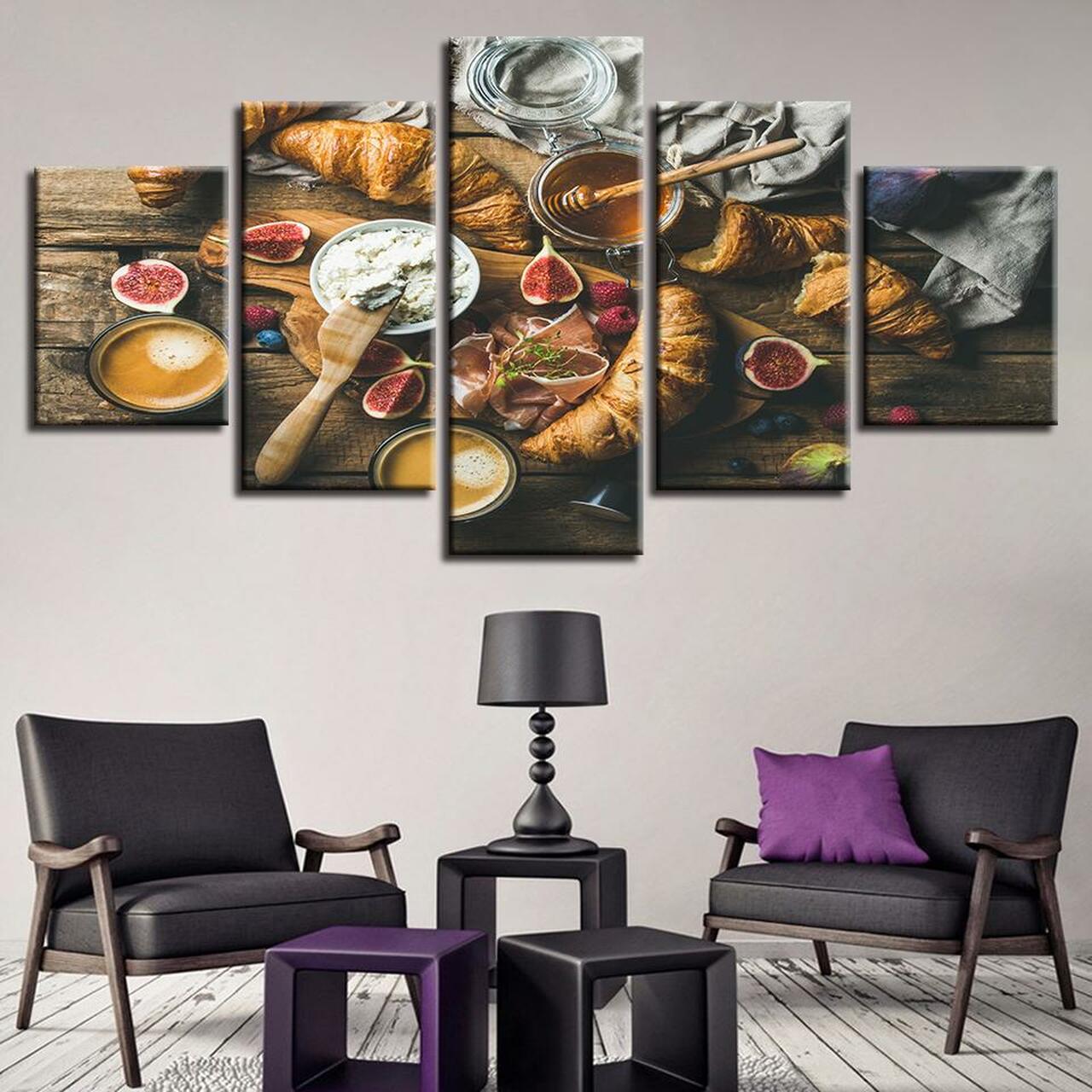 Honey And Dips Canvas Wall Art