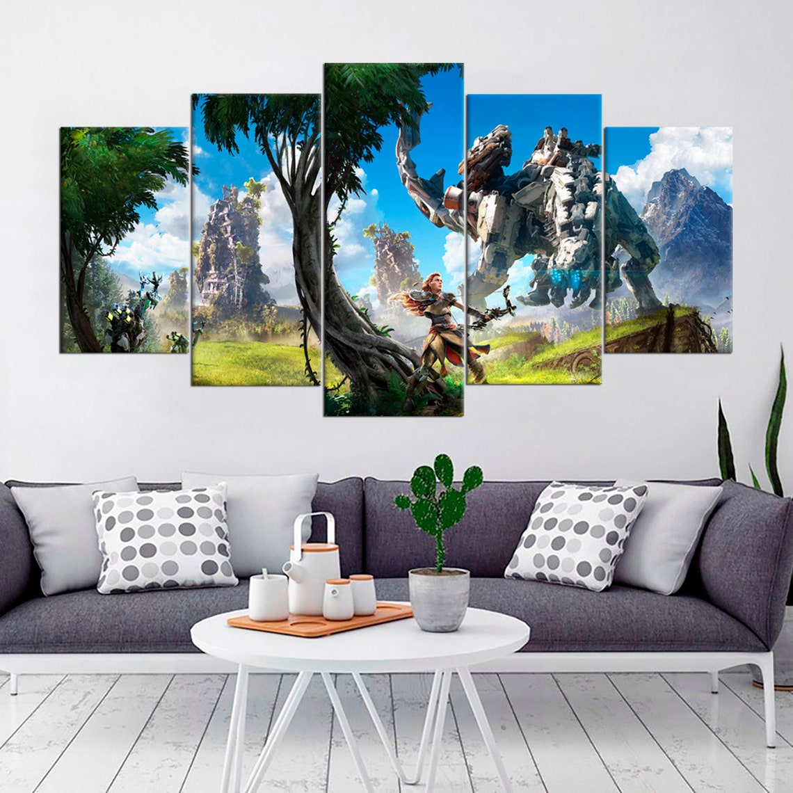 Horizon Zero Dawn The Frozen Wild Canvas Wall Art