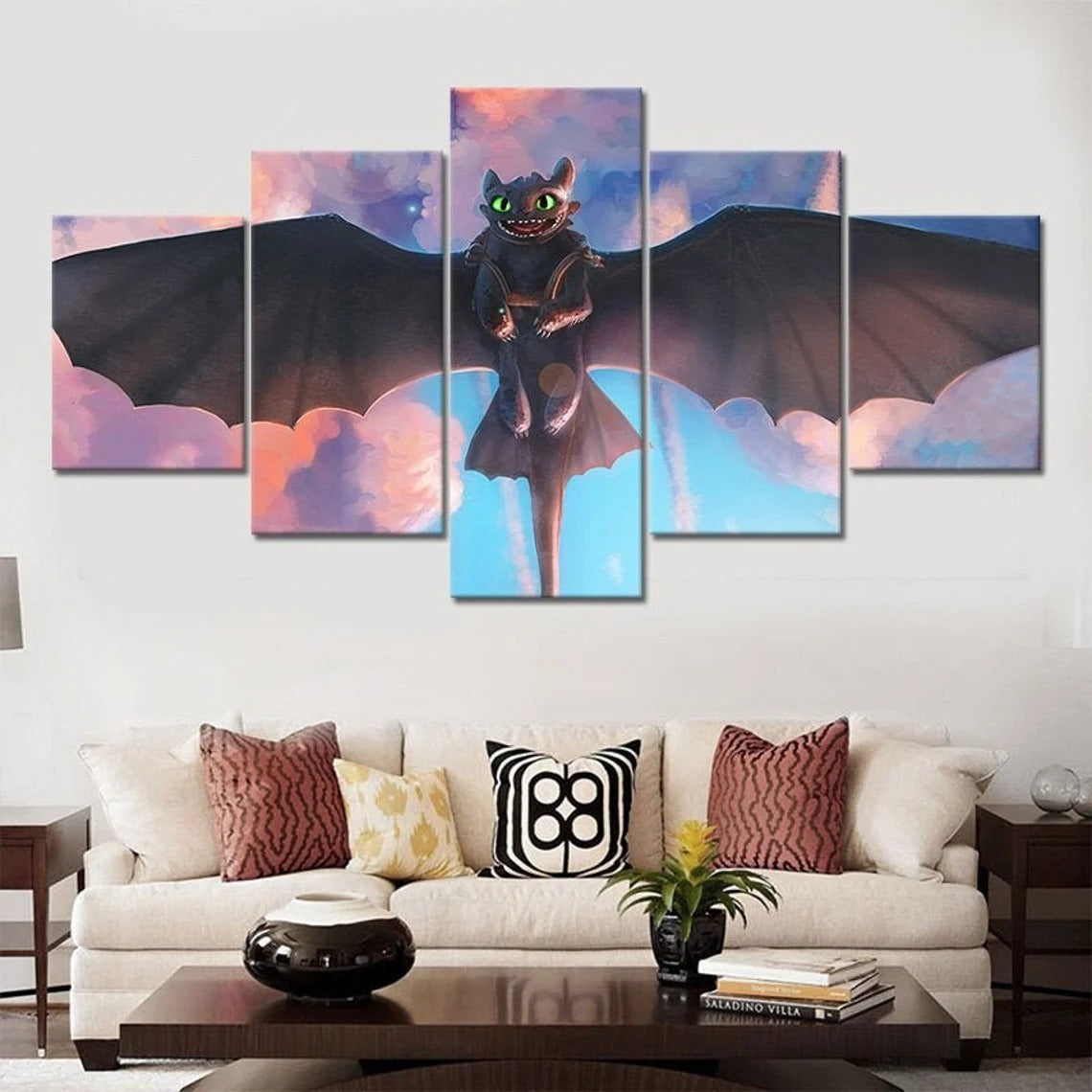 How To Train Your Dragon Movie Canvas Wall Art