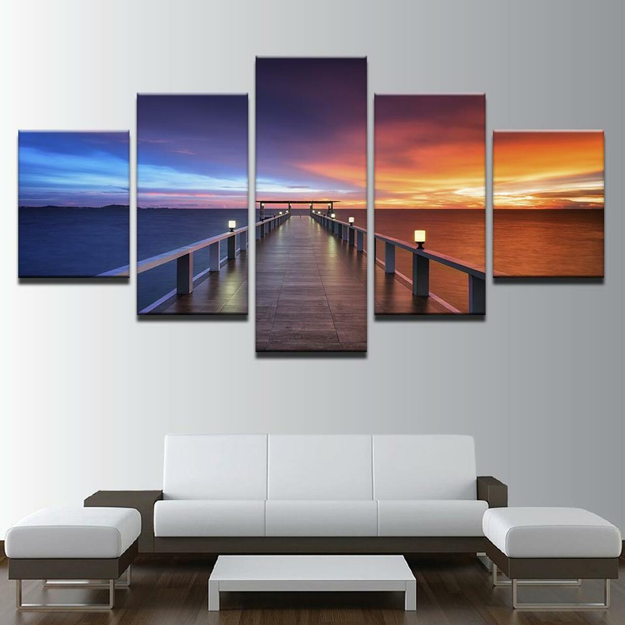 Into The Sea Canvas Wall Art